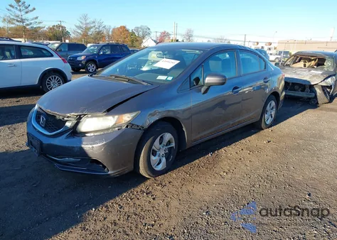 2014 Honda Civic Lx from USA, damaged, VIN 2HGFB2F54EH550728